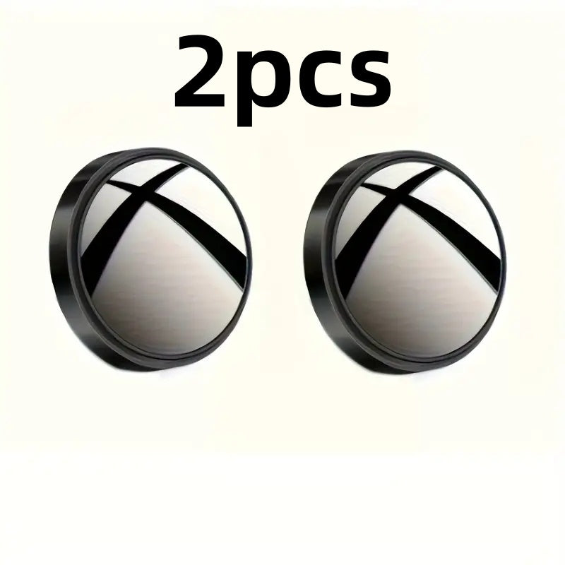 [HD Round Mirrors] 2/4Pcs Car Rearview Mirrors, HD Round Mirrors, 360° Adjustable Blind Spot Mirrors,