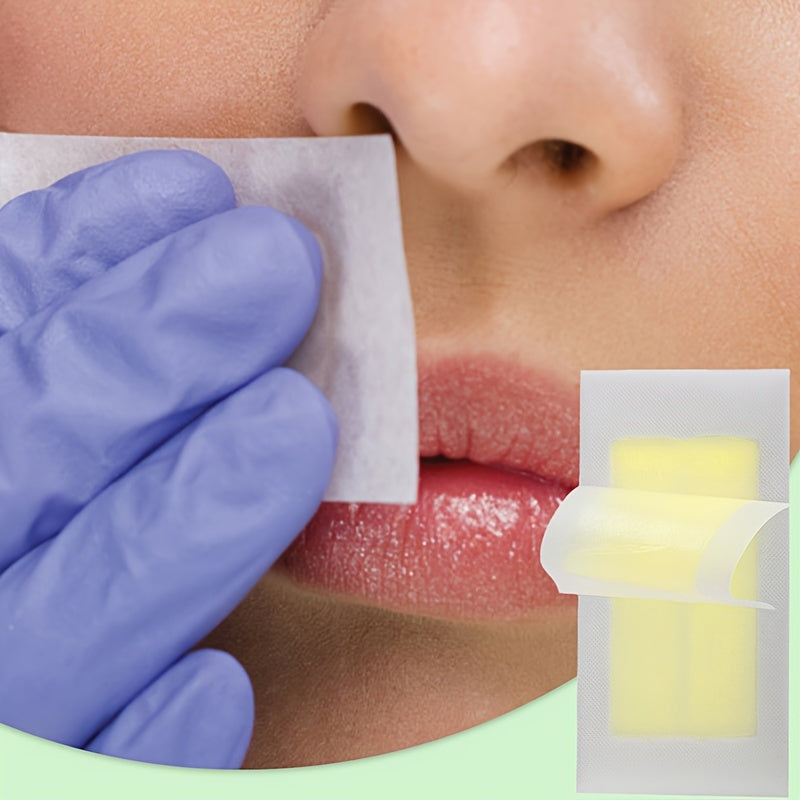 WAXKISS 20-Pack Ready-to-Use Wax Strips Aloe/Lemon/Rose/Lavender Scented Summer Hair Removal Portable travel Size .