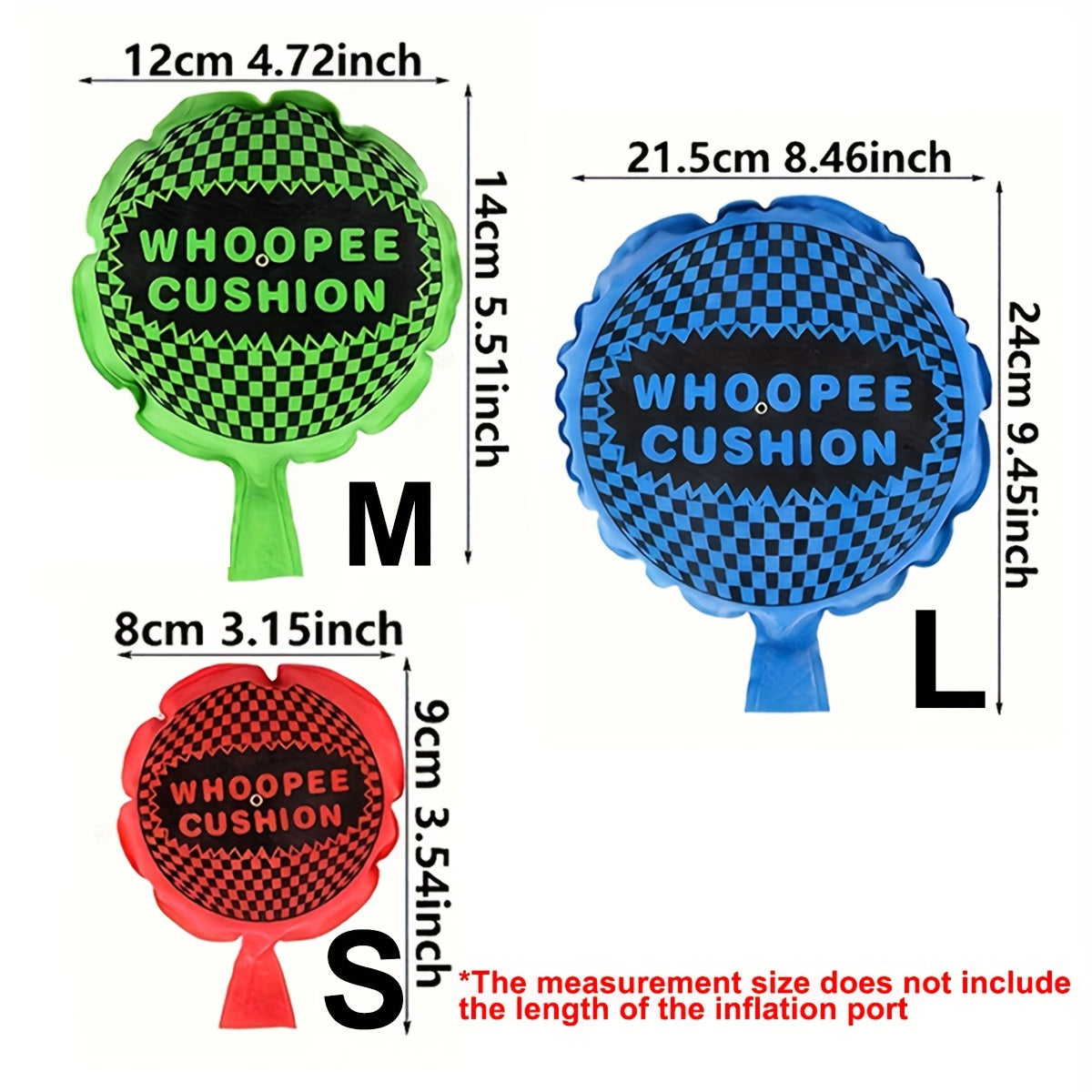 1/3pcs 3size Trickery Fart Cushion for Create Party Atmosphere Funny Practical Joke Prank Prop Whoopee Pad Pillow April Fool's Day Party Birthday Gift ZSY