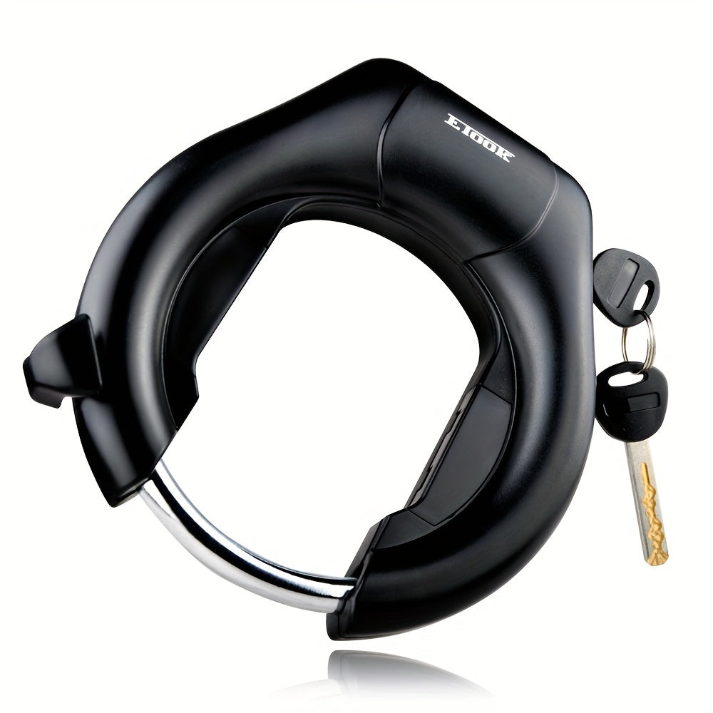 ETOOK Heavy-Duty Bike Lock - Anti-Theft U-Shaped Crab Claw Design for Mountain & Road Bikes, Stainless Steel Frame with Paint Finish