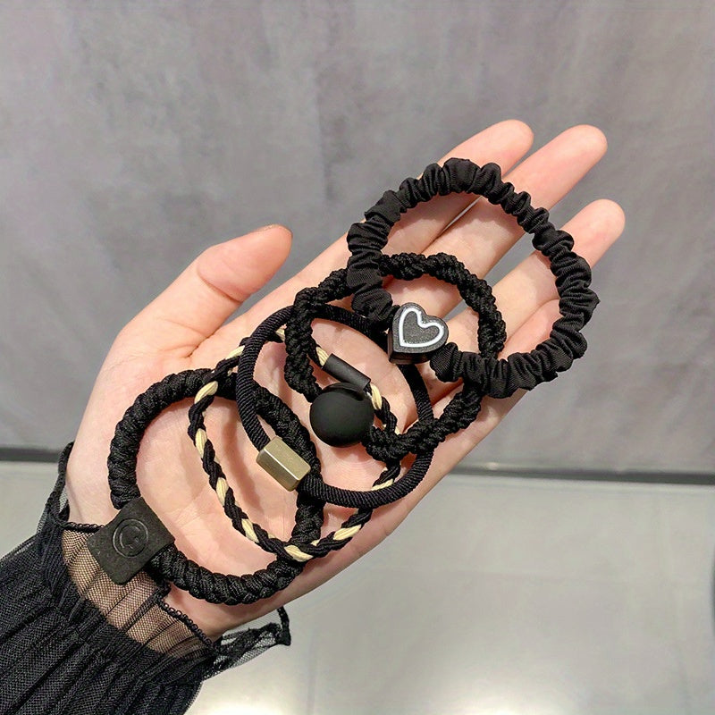 20pcs Hair Ties for Women - Cute and Sweet Bracelet Design, Non-Damaging Elastic Band Suitable for Fine/ Thick Hair, Ideal for Ponytails and Exercise