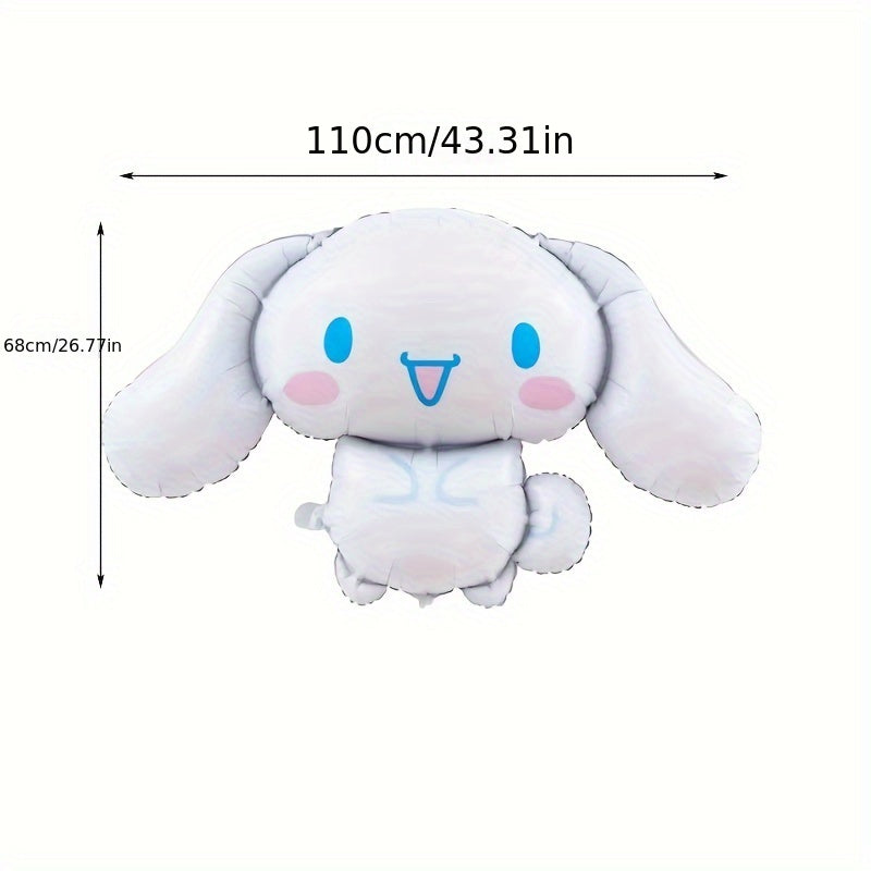 1-Pack/3-Pack Large Sanrio Series Artificial Jade Dog Aluminum Foil Balloons Party Decoration Balloons