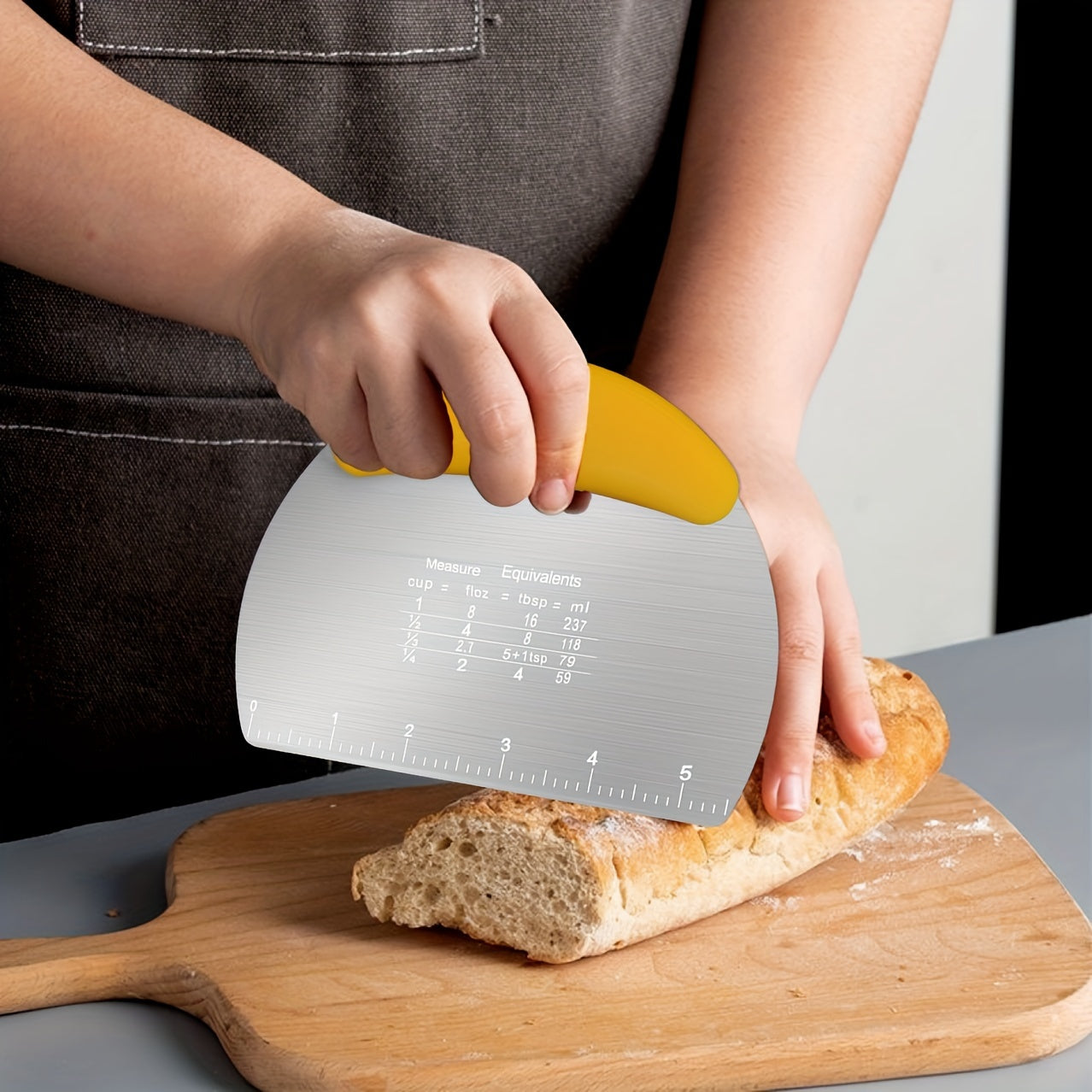 Stainless Steel Pastry Scraper – Multipurpose Baking Tool
