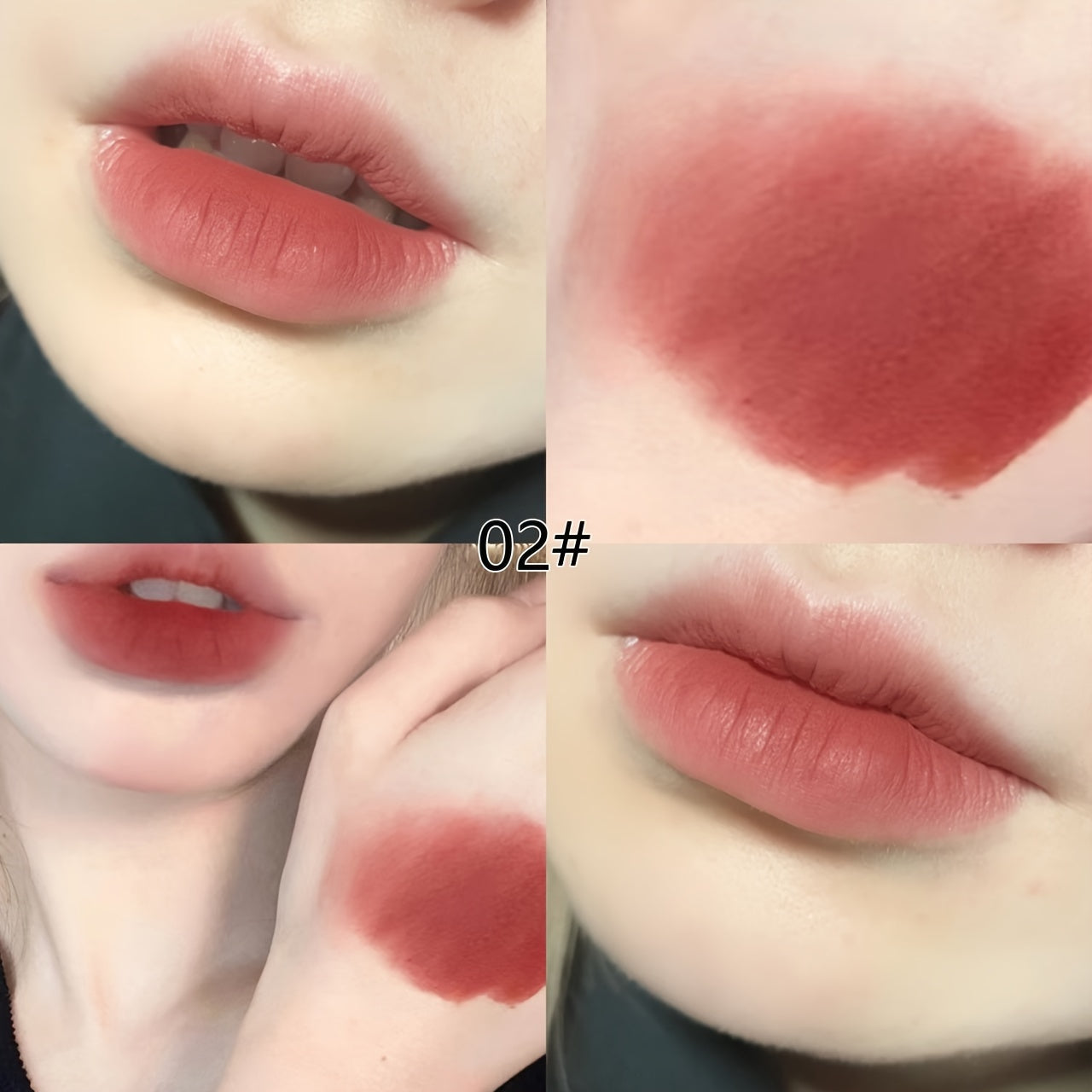 Fluffy Lip Mousse Matte Matte Lip Gloss that Won't Fade or Stick to the Cup, Enhances the Look of the Lips, Lightweight Airy Lip Gloss that Won't Dry Out