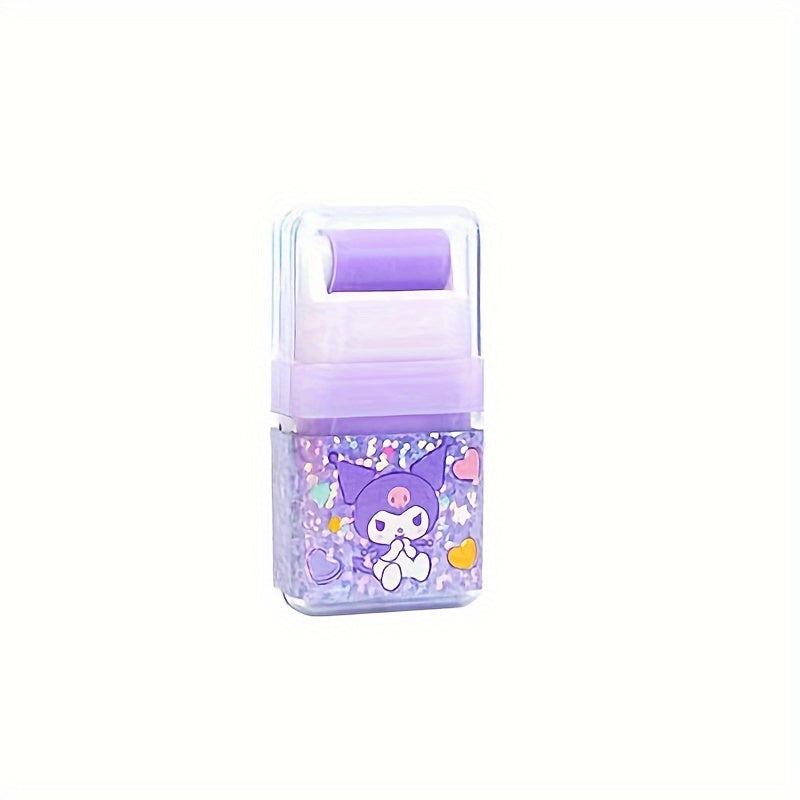 Sanrio for hello kitty & Friends Rolling Erasers for Youngsters - Cute Creative Designs with for my melody, for Cinnamoroll, and for pompompurin - Durable Synthetic Rubber - Ideal for Elementary School Students, School Suppli