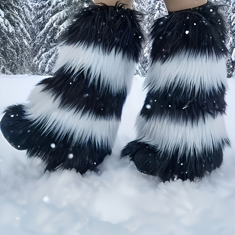 1 Pair of Autumn-Winter Snowscape