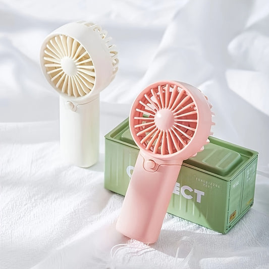 Battery Operated Mini Portable Fan, Lightweight Handheld Fan