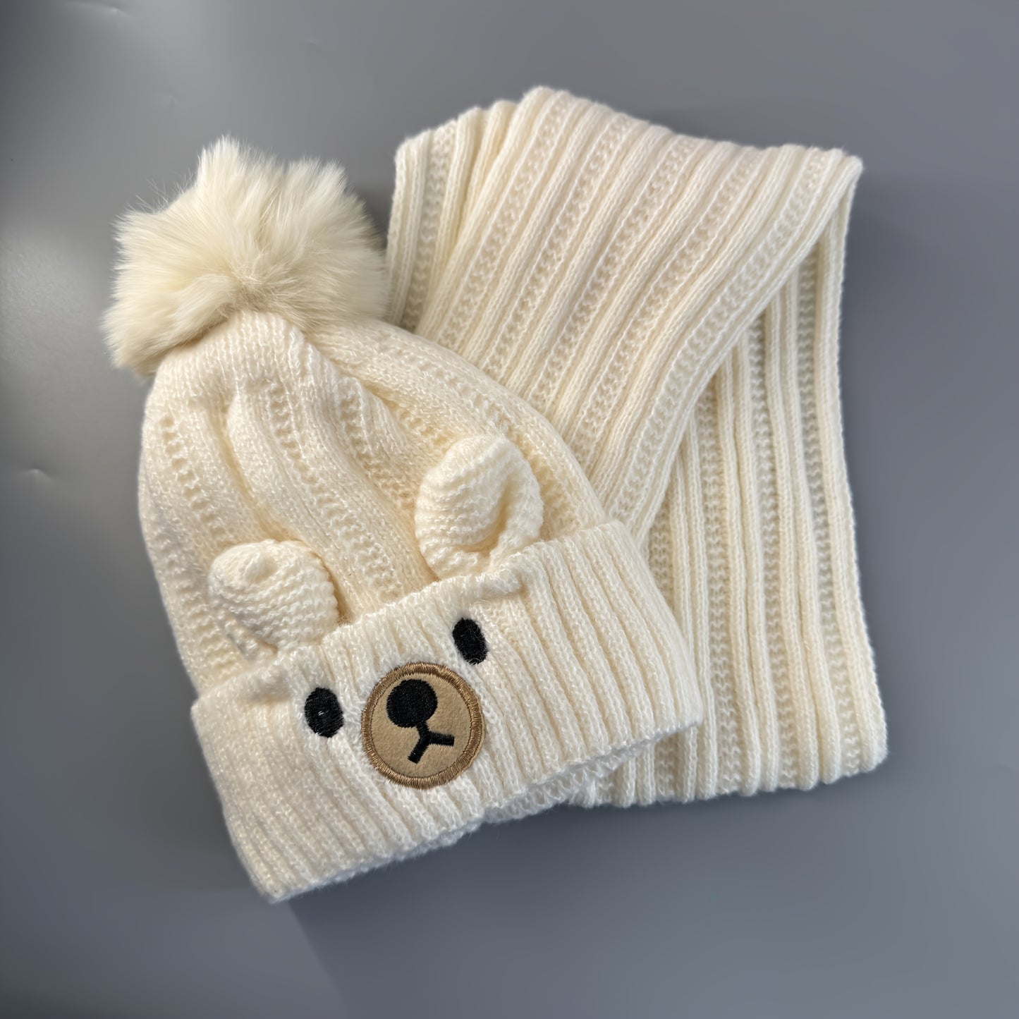 Unisex Winter Hat and Scarf Set