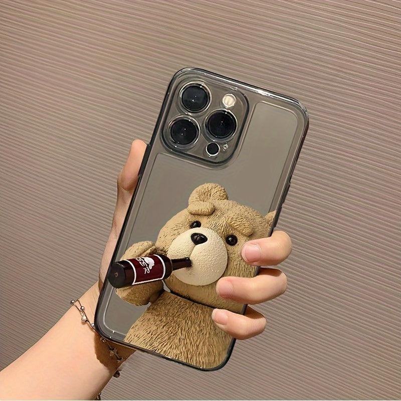 [Transparent Protective Case] Apple iPhone Transparent TPU Full Cover Anti-Fall Protective Case | Suitable for iPhone 16/15/14/13/12/11/Pro/Plus/Pro Max
