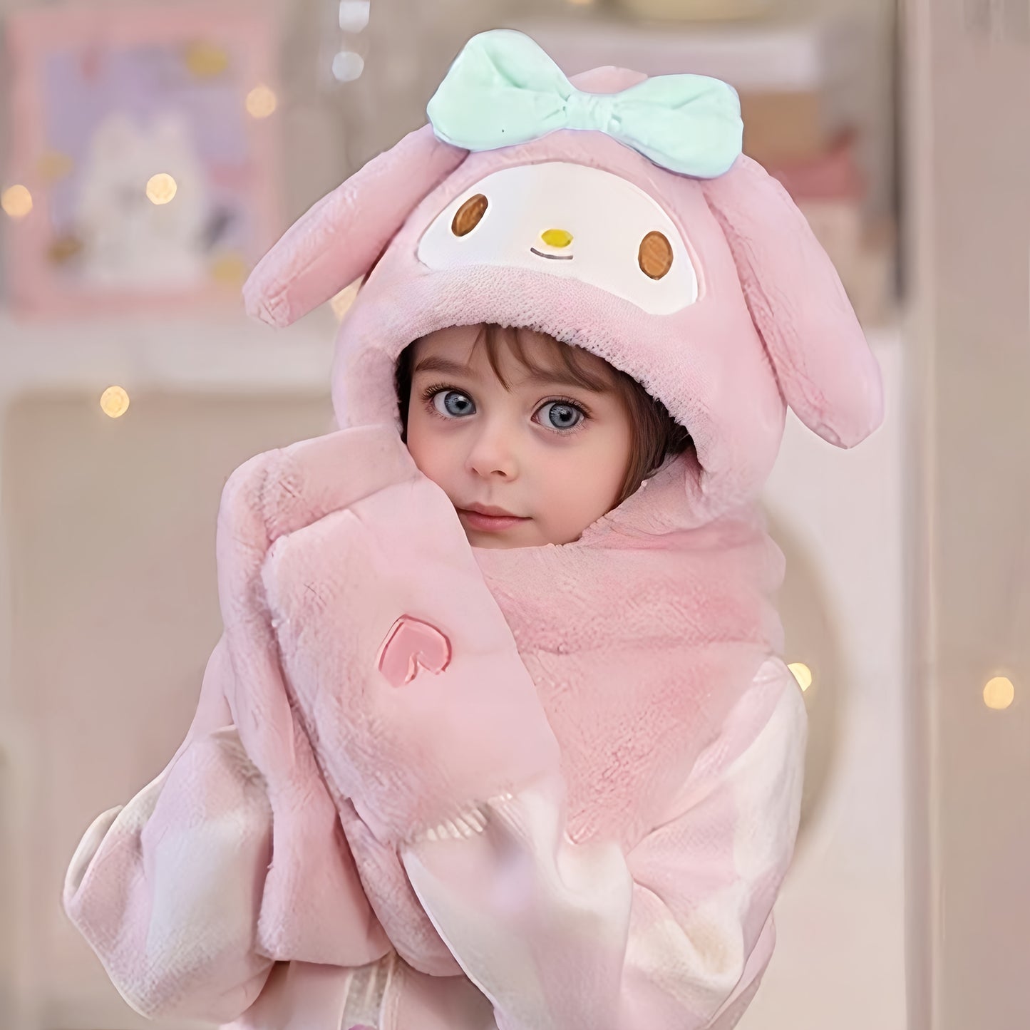 1pc Sanrio Kuromi Plush Hat