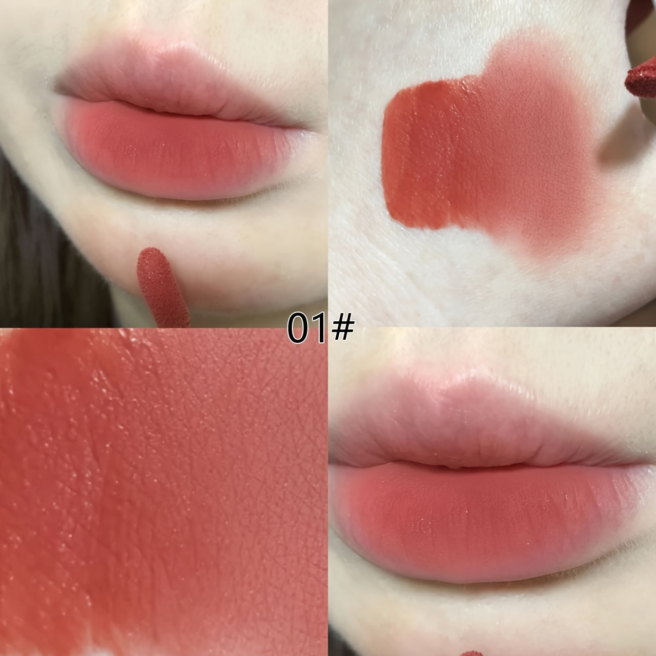 Fluffy Lip Mousse Matte Matte Lip Gloss that Won't Fade or Stick to the Cup, Enhances the Look of the Lips, Lightweight Airy Lip Gloss that Won't Dry Out