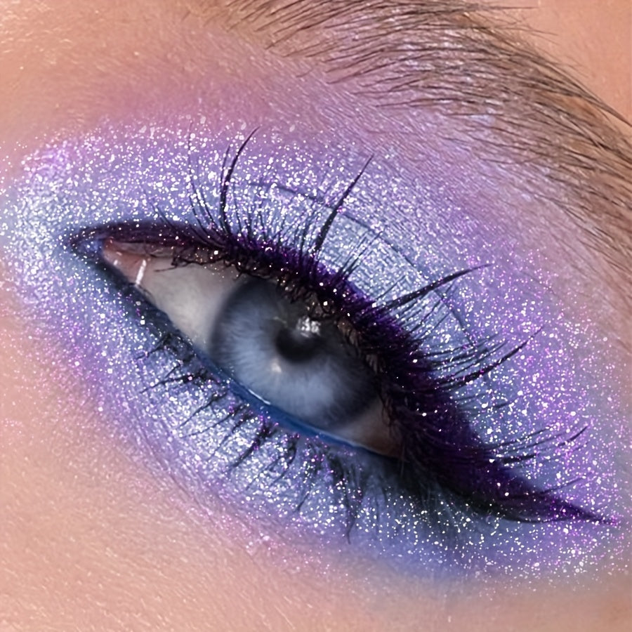 Waterproof, Sweatproof, Metallic Shimmer - Glitter Eyeshadow Pencil, Monochromatic Purple Pink, Creamy Texture for Bold Eye Makeup Looks, Makeup Essentials, Monochromatic Makeup, Eye Makeup Glitter
