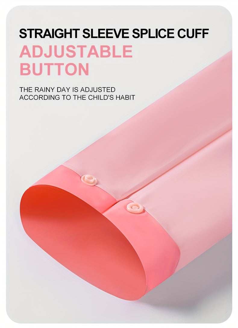 Kids' Soft and Comfortable Outdoor Thickened Raincoat for Boys and Girls -6 Years, Cute EVA Lightweight Rain Cape with 3D Tail Spikes