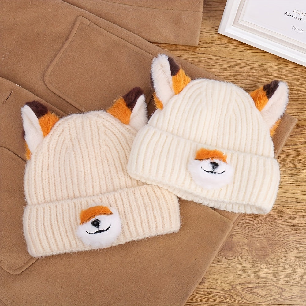 Cute Fox Ears Beanie Hat