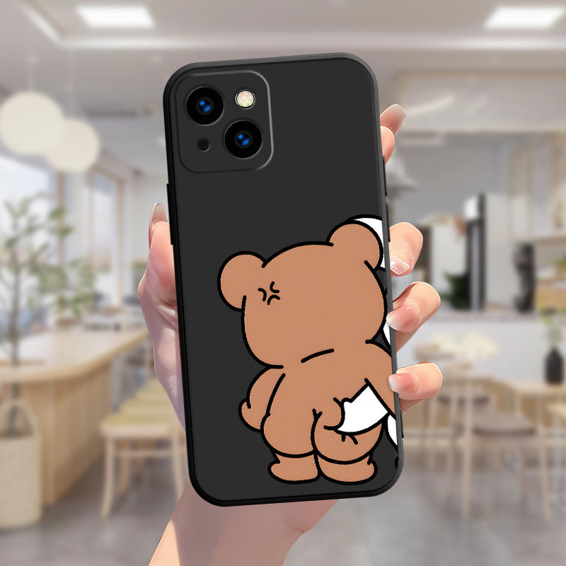 This Phone Case Is Compatible with Apple Iphone 16, 15 Pro Max, 14 Plus, 13, 12, And 11 Pro Max, Featuring a Unique Couple'S Artistic Design with a Cute And Cool Printed Style - OX0803.