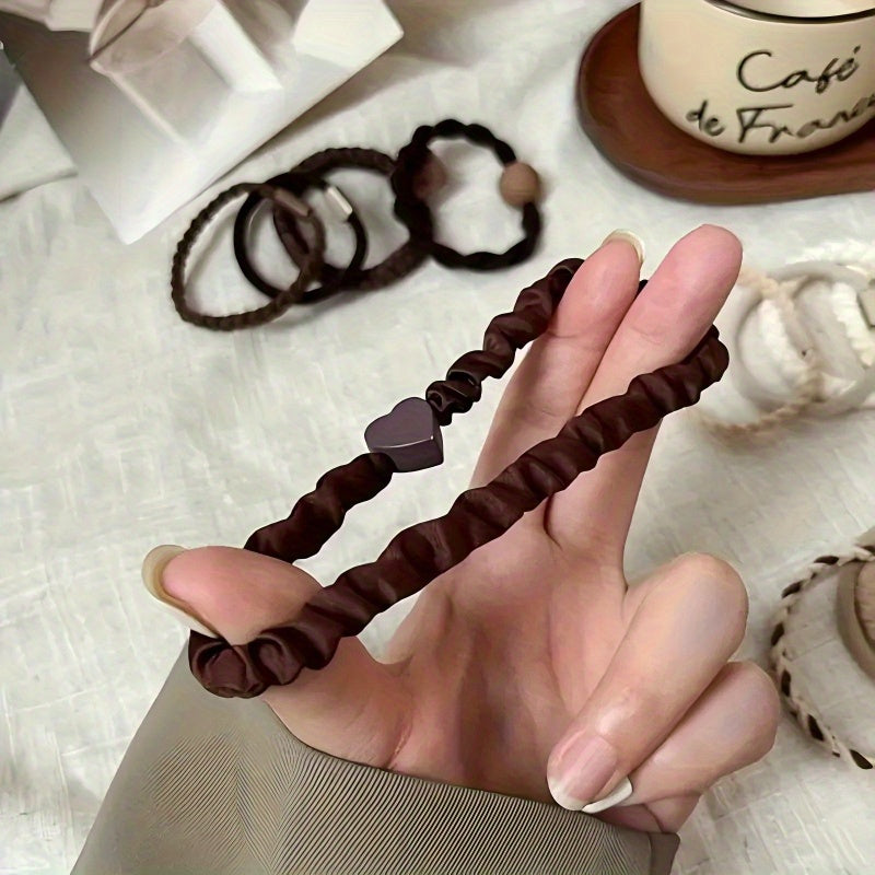 20pcs Hair Ties for Women - Cute and Sweet Bracelet Design, Non-Damaging Elastic Band Suitable for Fine/ Thick Hair, Ideal for Ponytails and Exercise