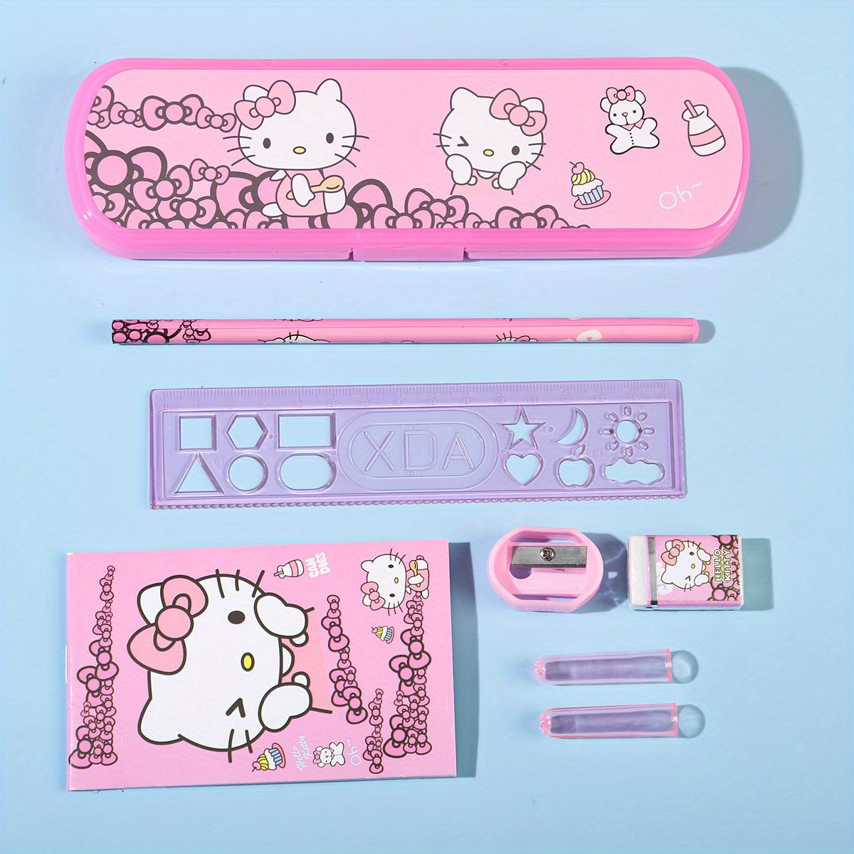 8pcs Sanrio Series Gift Student Stationery Set