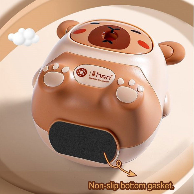 Creative Kawaii Capybara Pencil Sharpener | Stationery Item for School And Office | Measuring 80*80*100Mm, from Korea