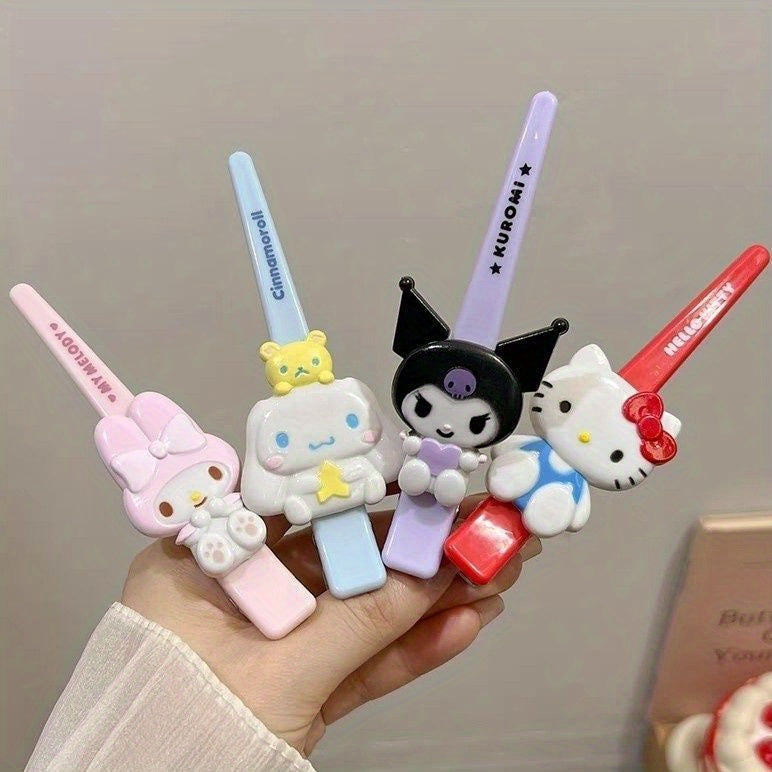 Large Cute Sanrio Hair Clip - Resin, No-Trace Side Clip with Cute Character Designs, Ideal for Teenage and Women, Hair Accessory | Playful Accessory | Durable Hair Clip, Hair Clip Holder