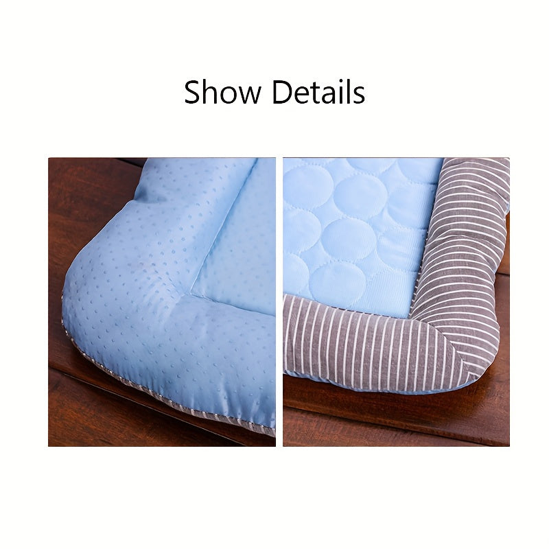 Dog Summer Cooling Pad for Small Dogs Ice Sliky Fiber Fabric Dog Bed Cat Summer Cooling Pad Available in 4 Seasons Spring, Summer, Autumn and Winter