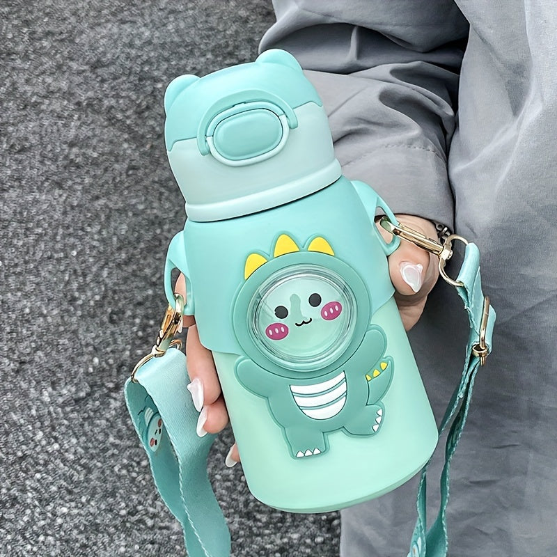 1pc Cartoon Stainless Steel Vacuum Flask, 520ml