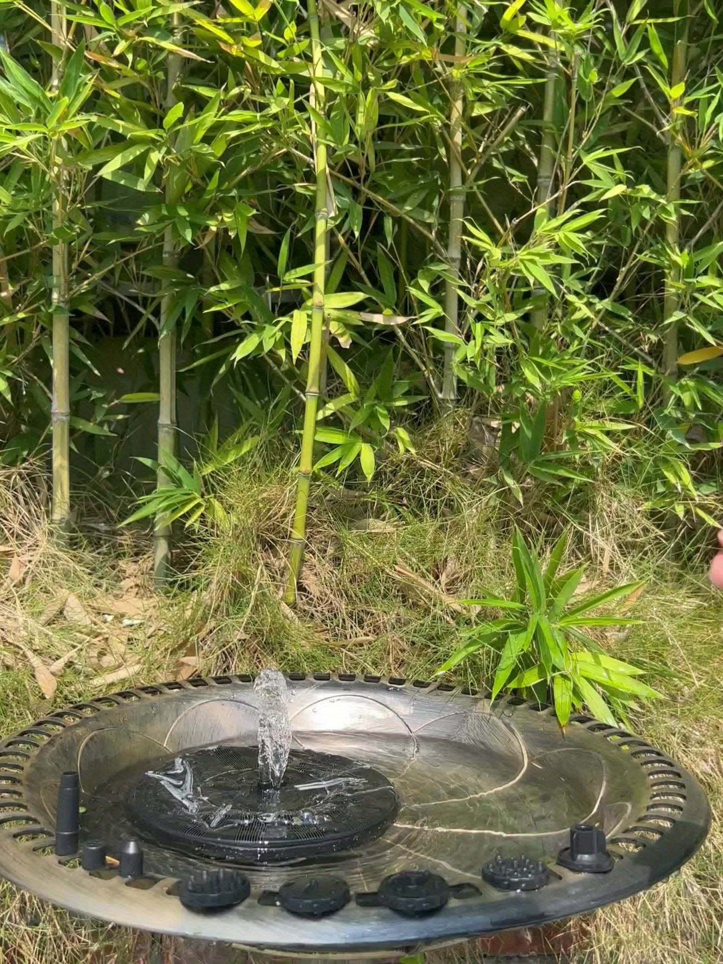 1.5W Solar Fountain Pump with 6 Nozzles