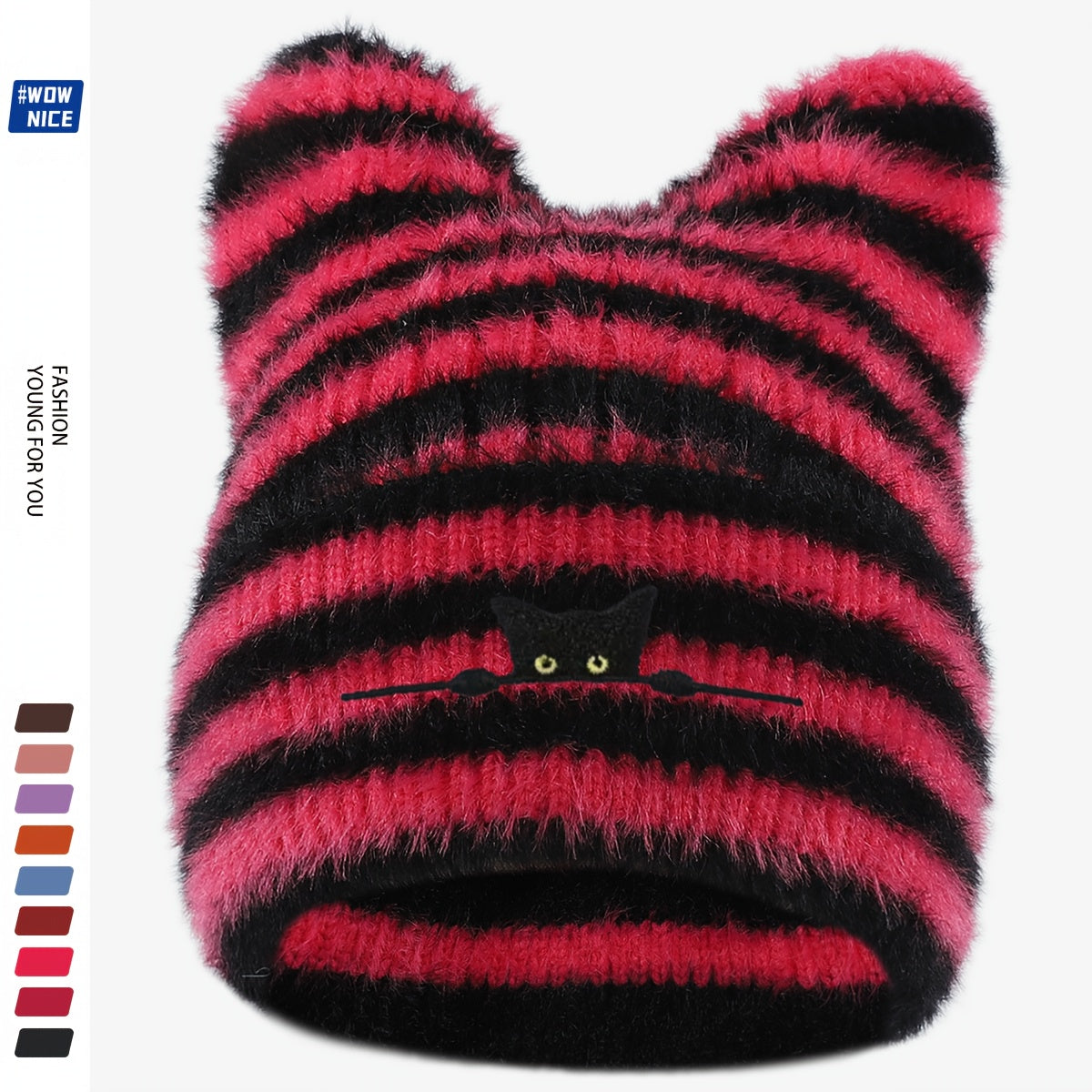 Women's & Men's Plush Winter Hat with Fluffy Ears