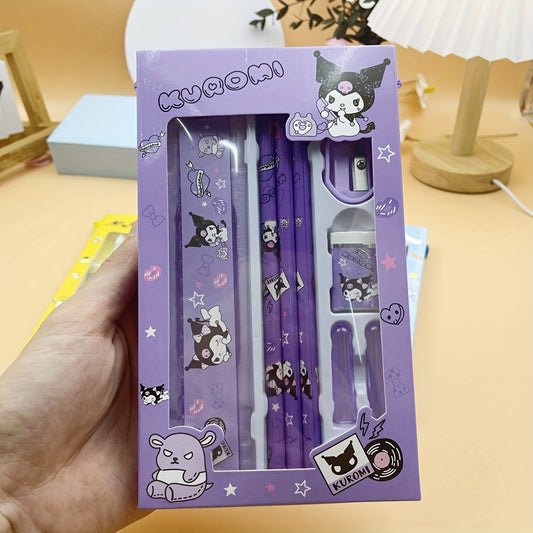 Hello Kitty & Cinnamoroll 8pcs Stationery Gift Set
