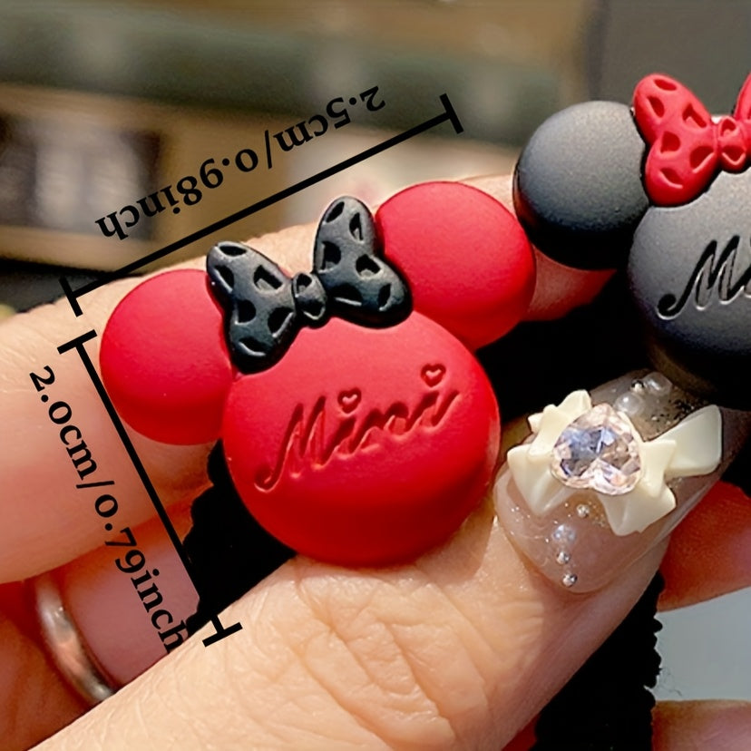 Disney 1pc Mickey Headband | New Style Cute Simple Hair Tie Ponytail Ring for Women | Perfect Travel Outfit Matching Decoration