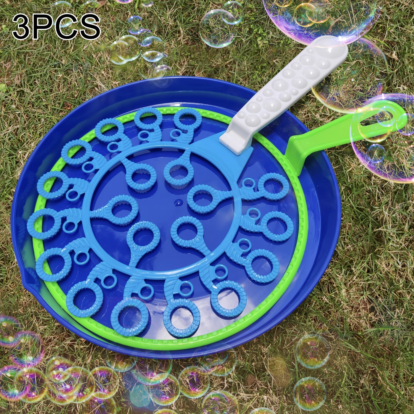 3/7/14pcs Bubble Wands Set, DIY Giant Creative Bubble Sticks Set, Random Colors, For Birthday Party Outdoor Activity Multiplayer Garden Game