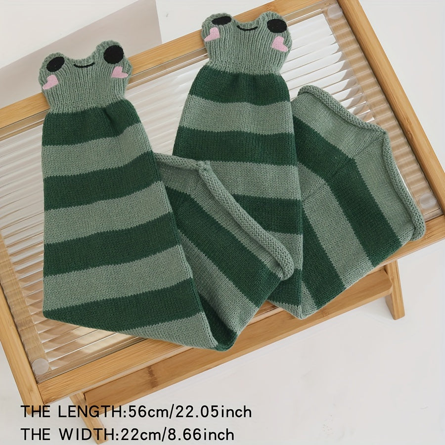 Autumn and Winter Animal Spider Web Pattern Warm Socks