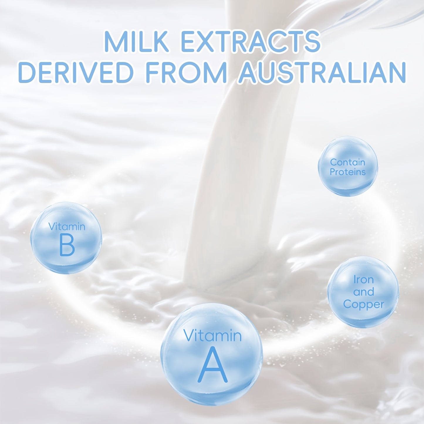 LAIKOU 5pcs Milk Skincare Set for Moisturizing Routine