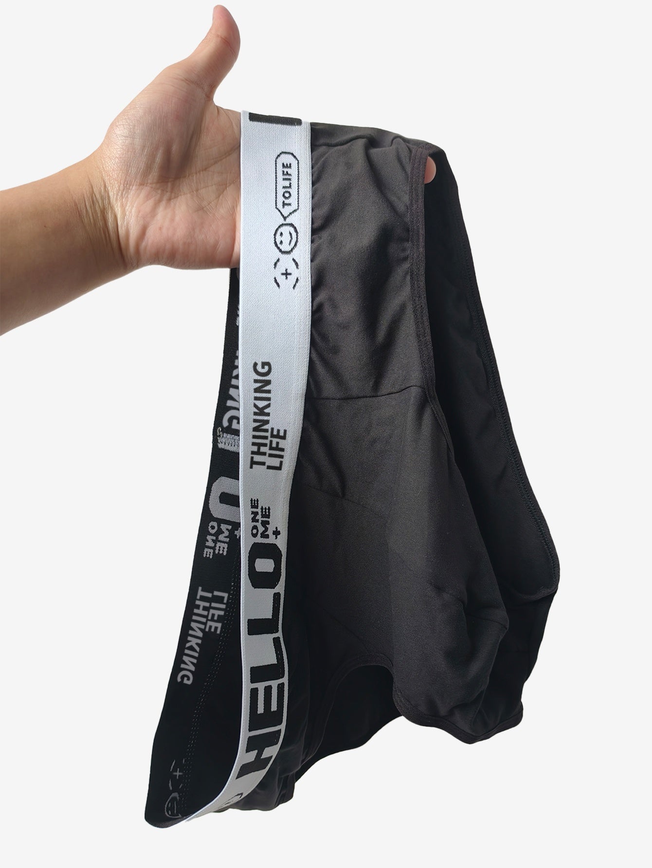 [High Elasticity Men's Briefs] 10pcs Men's Briefs - High Elasticity, Breathable Underwear.