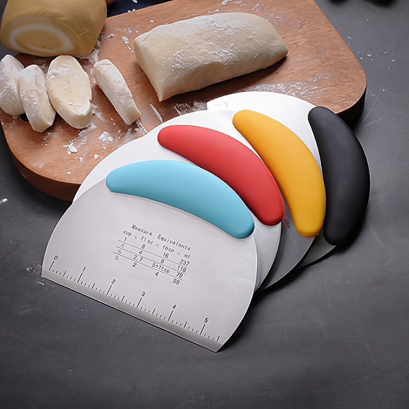 Stainless Steel Pastry Scraper – Multipurpose Baking Tool