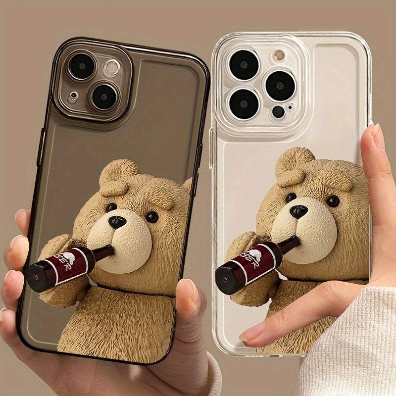 [Transparent Protective Case] Apple iPhone Transparent TPU Full Cover Anti-Fall Protective Case | Suitable for iPhone 16/15/14/13/12/11/Pro/Plus/Pro Max