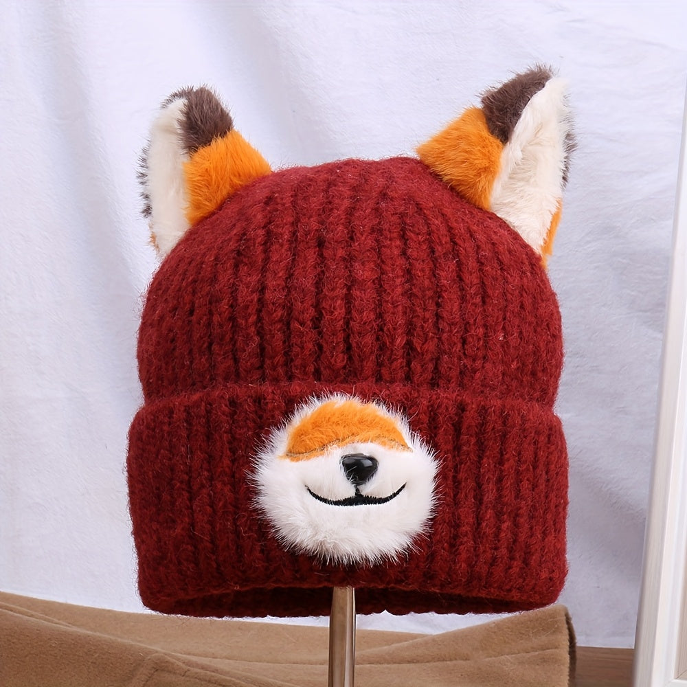 Cute Fox Ears Beanie Hat