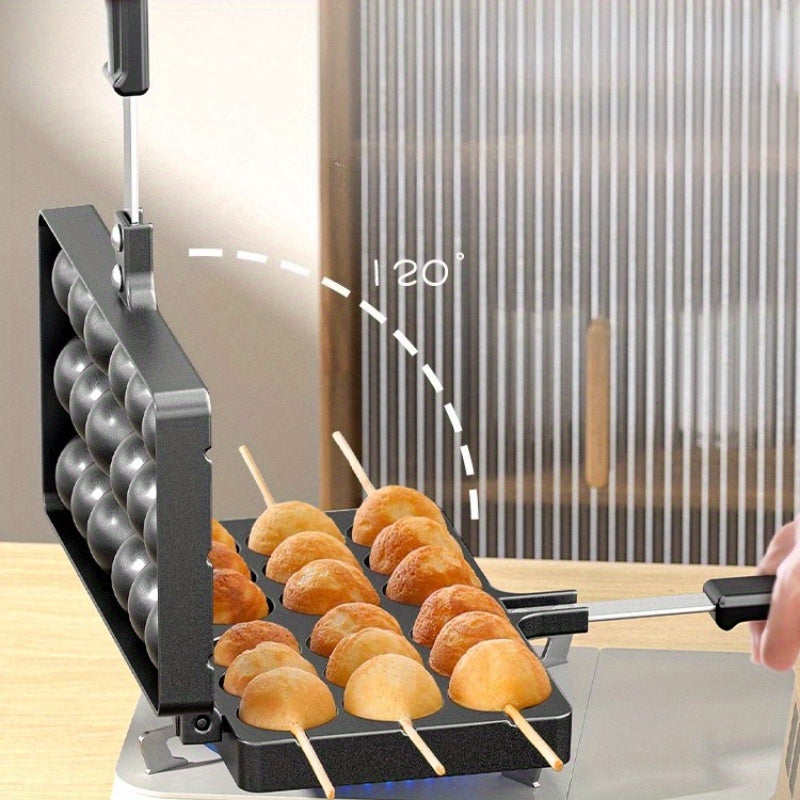 [Heavy-Duty Waffle Maker] Heavy-Duty Commercial & Home Egg Waffle Maker .