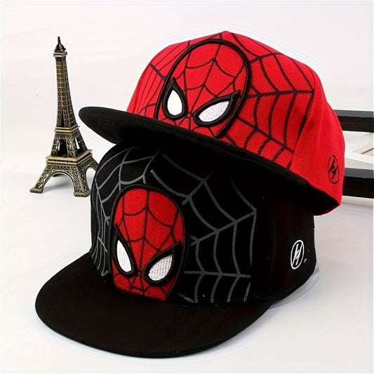 Marvel 1pc Spider-Man Outdoor Breathable Sunshade Baseball Cap Daily Use Duckbill Hat Casual Hat Suitable for Christmas, Valentine's Day, Thanksgiving, Easter and Halloween Perfect Holiday Gift Mood Gift