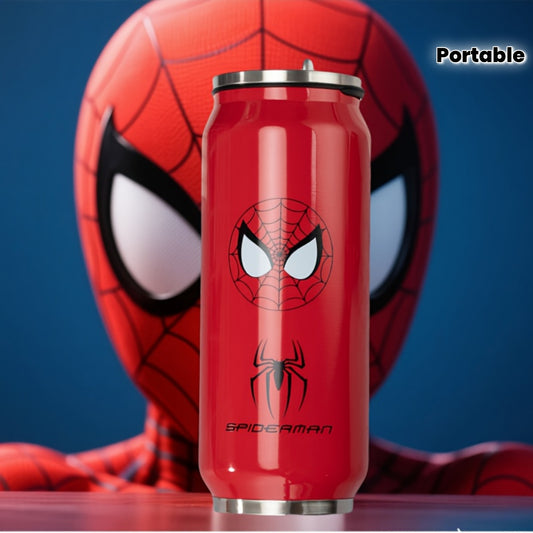Spider-Man Themed Stainless Steel Insulated Bottle