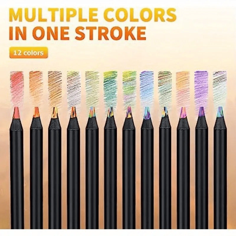 5/10pcs Rainbow Gradient Magic Pens