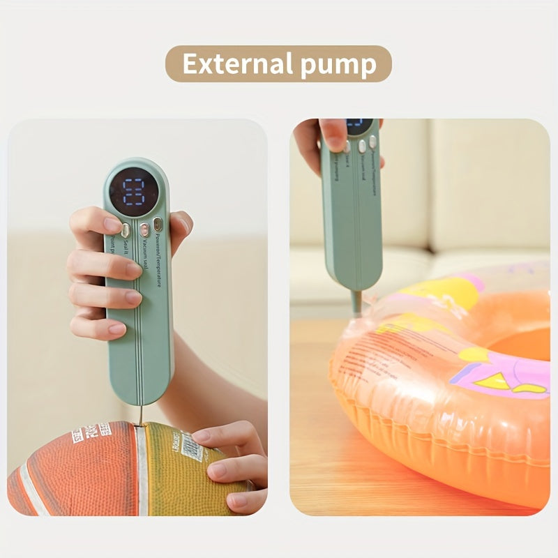 1pc Multi-Functional Automatic Food Sealer, Portable Wireless Vacuum Sealer with Snack Bag Sealing, External Suction & Inflation, Long-Term Food Preservation, Compact & Easy-to-Use Design, Ideal for Kitchen & Outdoor Picnics,
