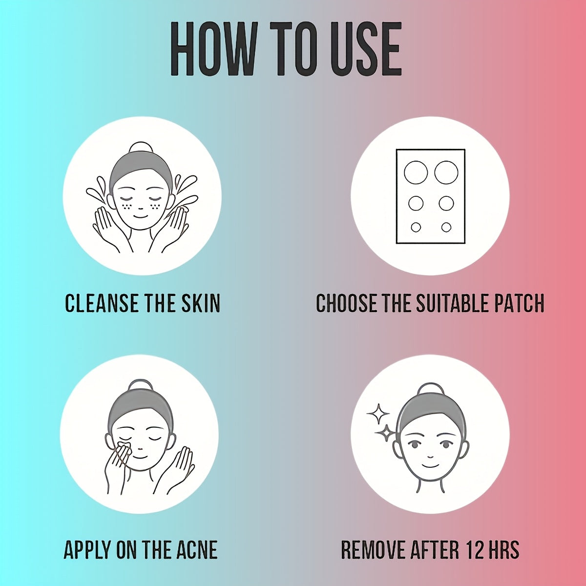 60pcs Acne Patches Designed to Conceal Blemishes And Imperfections, Featuring Adorable Bear Designs, Perfect As Holiday Gifts.