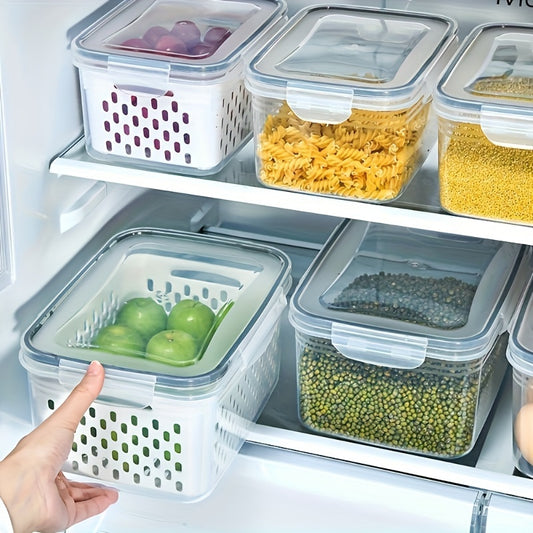Airtight Food Storage Containers – 4pcs Stackable Set