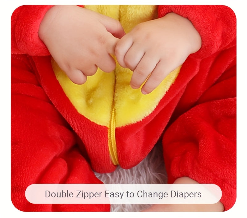 Children's Outdoor Cute Hooded Bodysuit