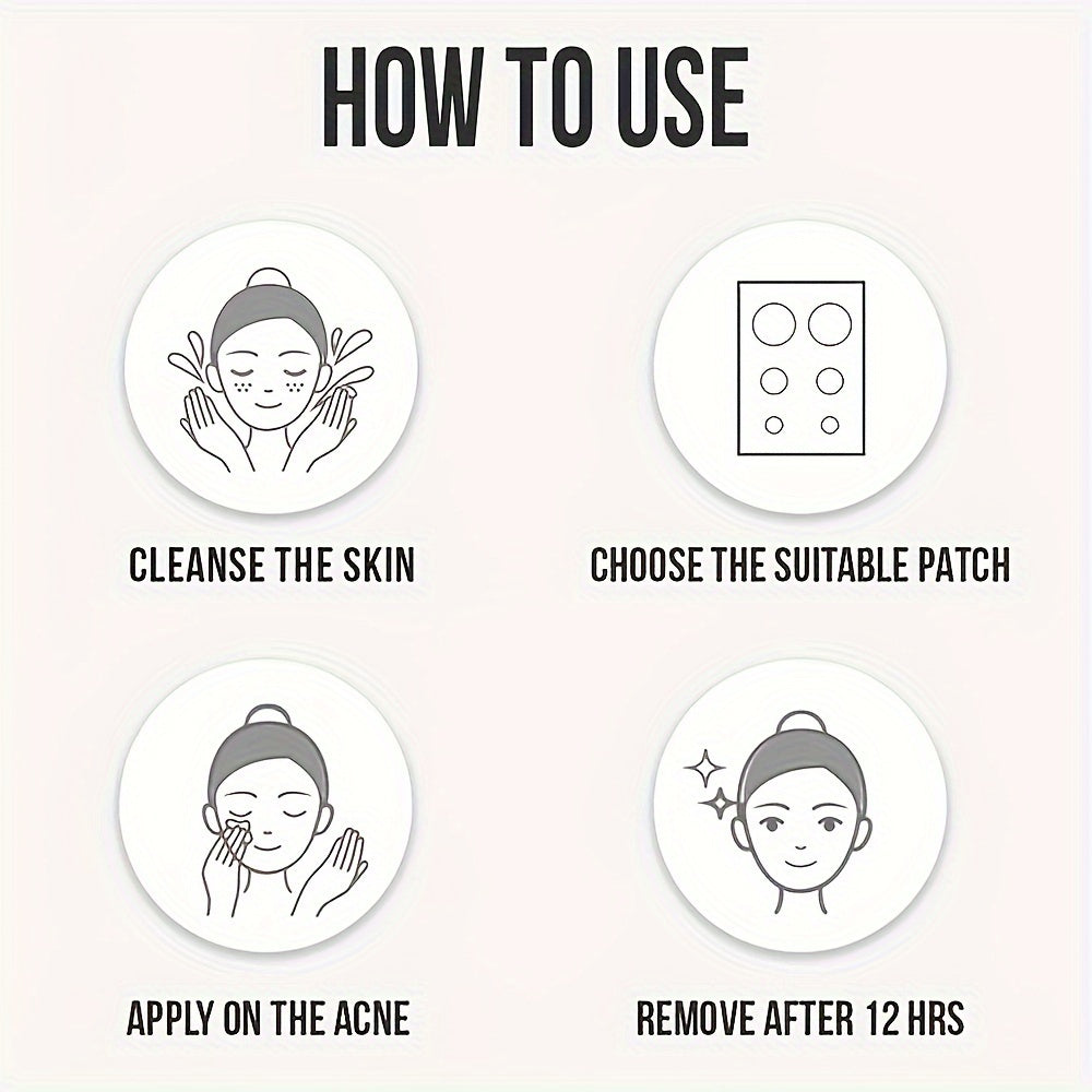 400pcs Face Acne Patch, Hydrocolloid Acne Patch, Acne Cover with Tea Tree, Salicylic Acid And Mica Oil