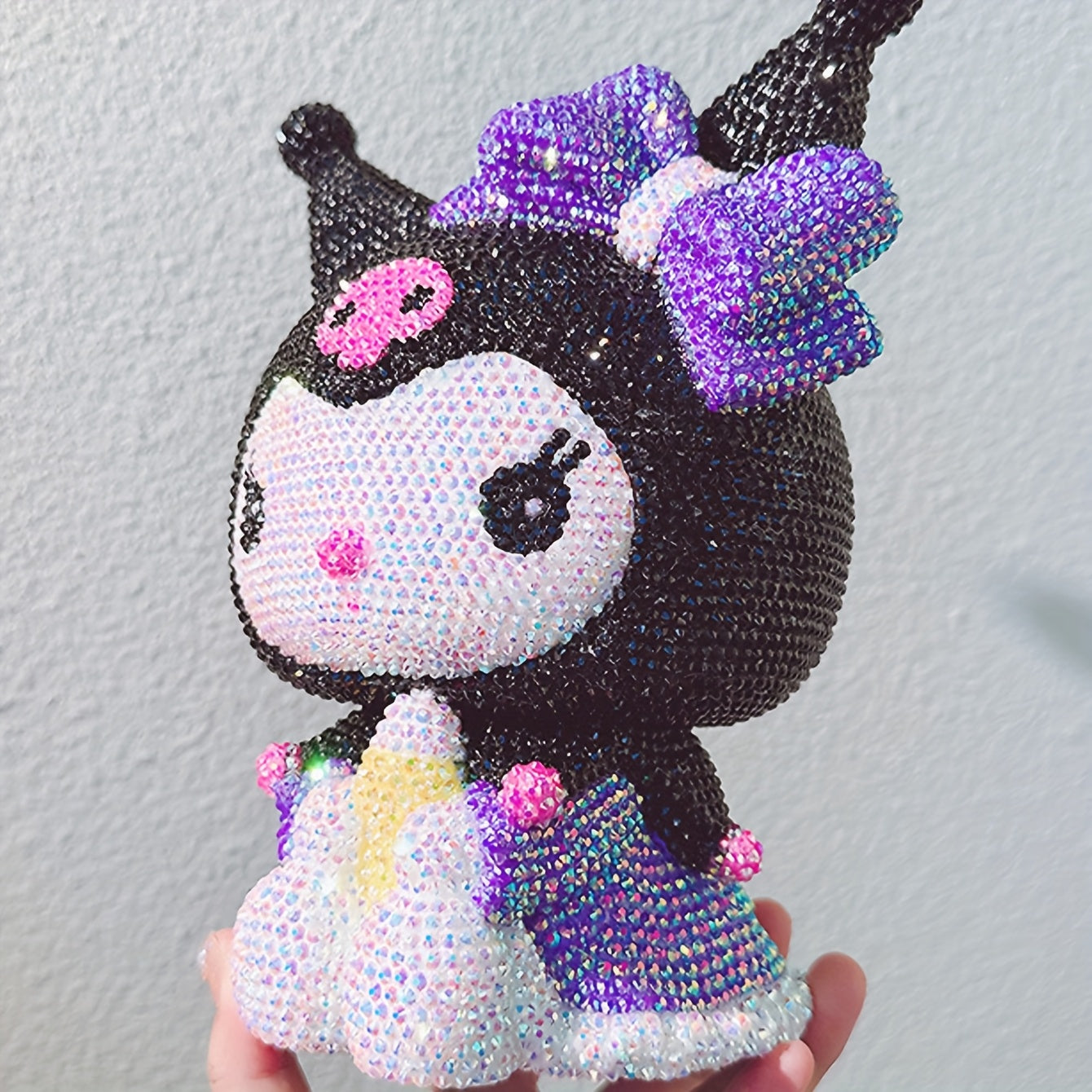 [Diamond Studded] DIY Diamond Studded Cute Cartoon Cat Coin Bank .