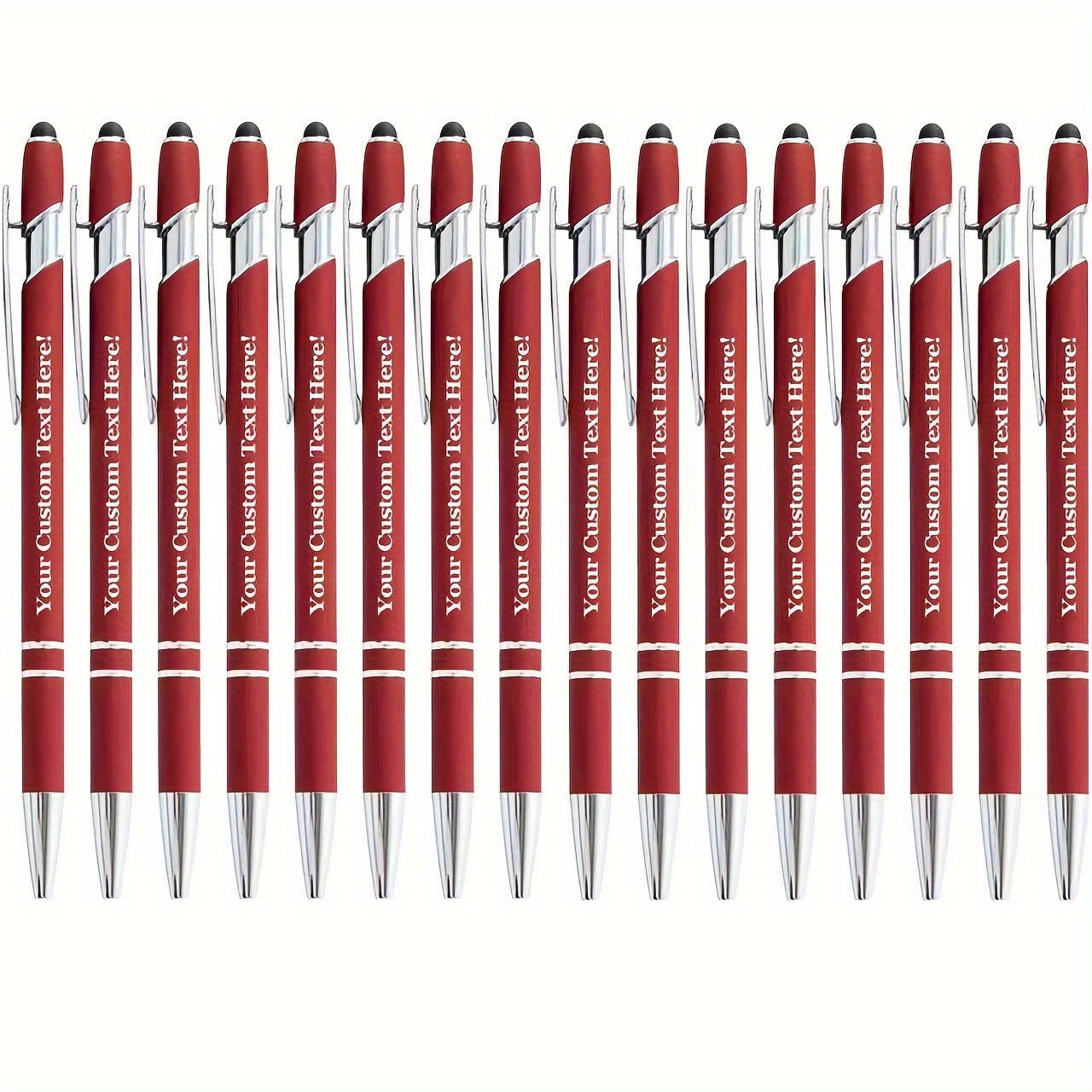 8pcs/16pcs/24pcs Round Metal Retractable Ballpoint Pen Set | Smooth Writing Experience, Medium Tip, Suitable for Office, School, Diary and Art Projects, with Personalized Touch