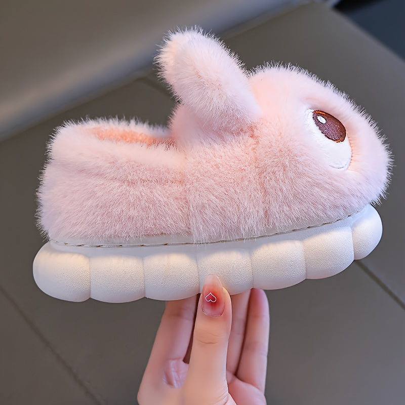 1 Pair Youngsters' Plush Bunny Slippers