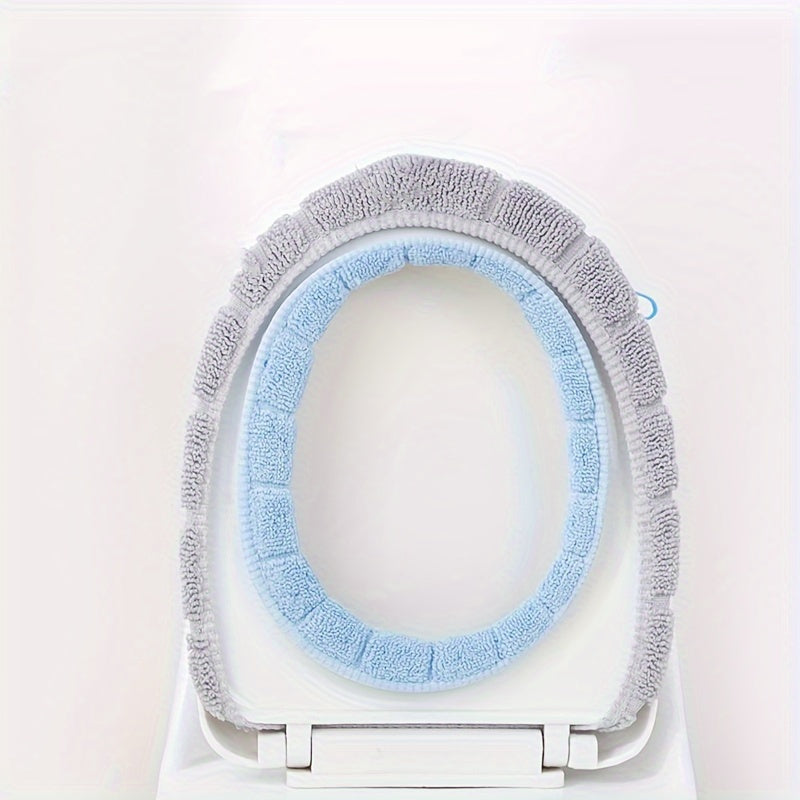 5pcs WinterWarmth Toilet Seat Covers