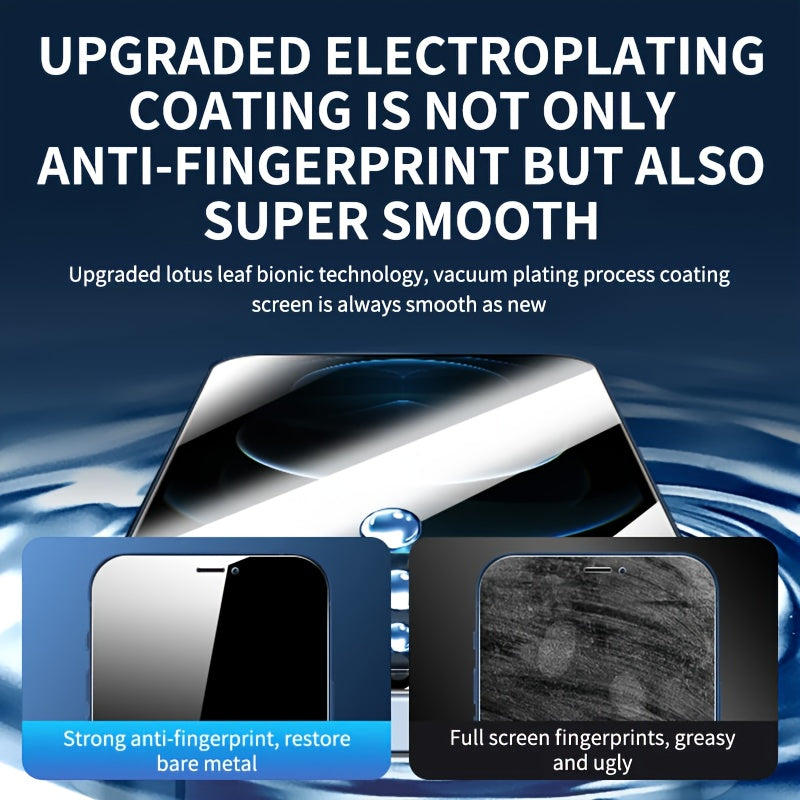 [Privacy Screen] 3pcs Full Cover Privacy Screen Protector | for iPhone 11 12 13 PRO MAX, iPhone 14 Pro 15 Pro Max, iPhone 14 Plus 15 Plus | Tempered Glass Privacy Glass Film